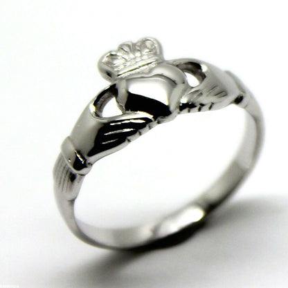 Size M  Sterling Silver 925 Irish Claddagh Ring