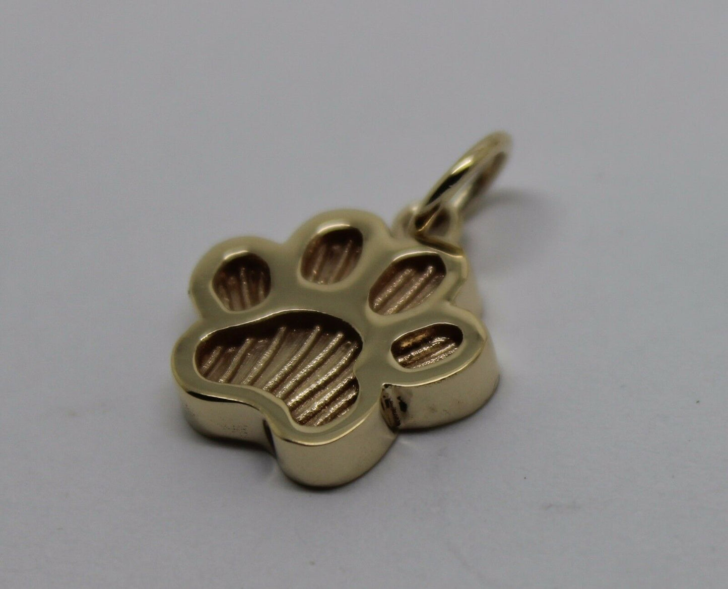 Kaedesigns Genuine 9ct Yellow or Rose or White Gold charm Dog Animal PAW Pendant