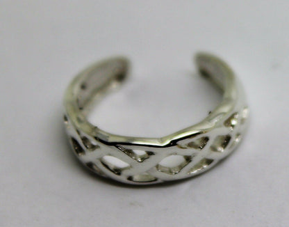 Kaedesigns New Genuine New Sterling Silver 925 Celtic Weave Toe Ring