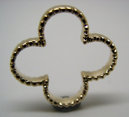 Kaedesigns New Genuine Solid 9ct 9kt Yellow, Rose or White Gold Four Leaf Clover Pendant