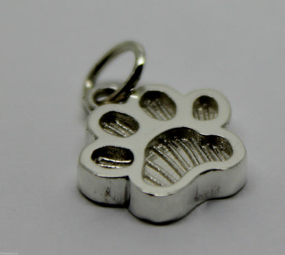 Kaedesigns New Heavy Genuine Sterling Silver 925 Dog Animal Paw Print Pendant