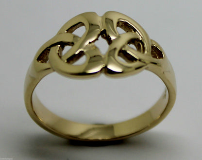 Kaedesigns, New Genuine Full Solid 9ct 9kt Yellow, Rose or White Gold Celtic Weave Ring 352