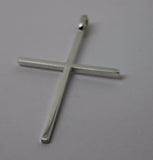 Kaedesigns, Genuine Solid New Sterling Silver Thin Large Plain Cross Pendant