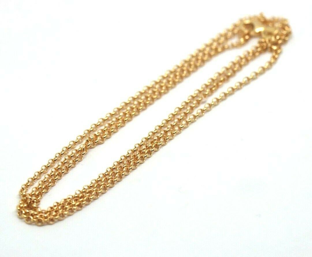 Genuine 9ct Rose or 9ct Yellow Gold Belcher Chain Necklace 60cm 3.3g