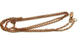 Genuine 9ct Rose Gold Belcher Chain Necklace 55cm 3.1 grams