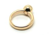 Kaedesigns New Genuine Size M 9ct 9kt Yellow, Rose or White Gold 10mm Full Ball Ring
