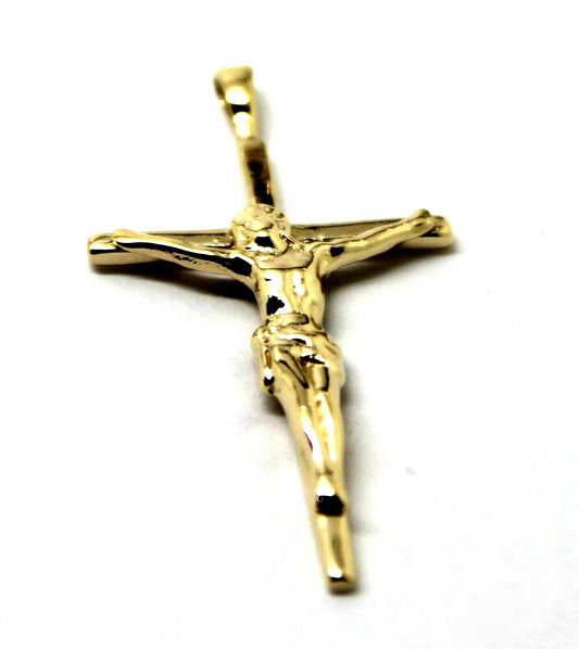 Genuine 9ct Yellow or Rose or White Gold or Sterling Silver Crucifix Cross pendant