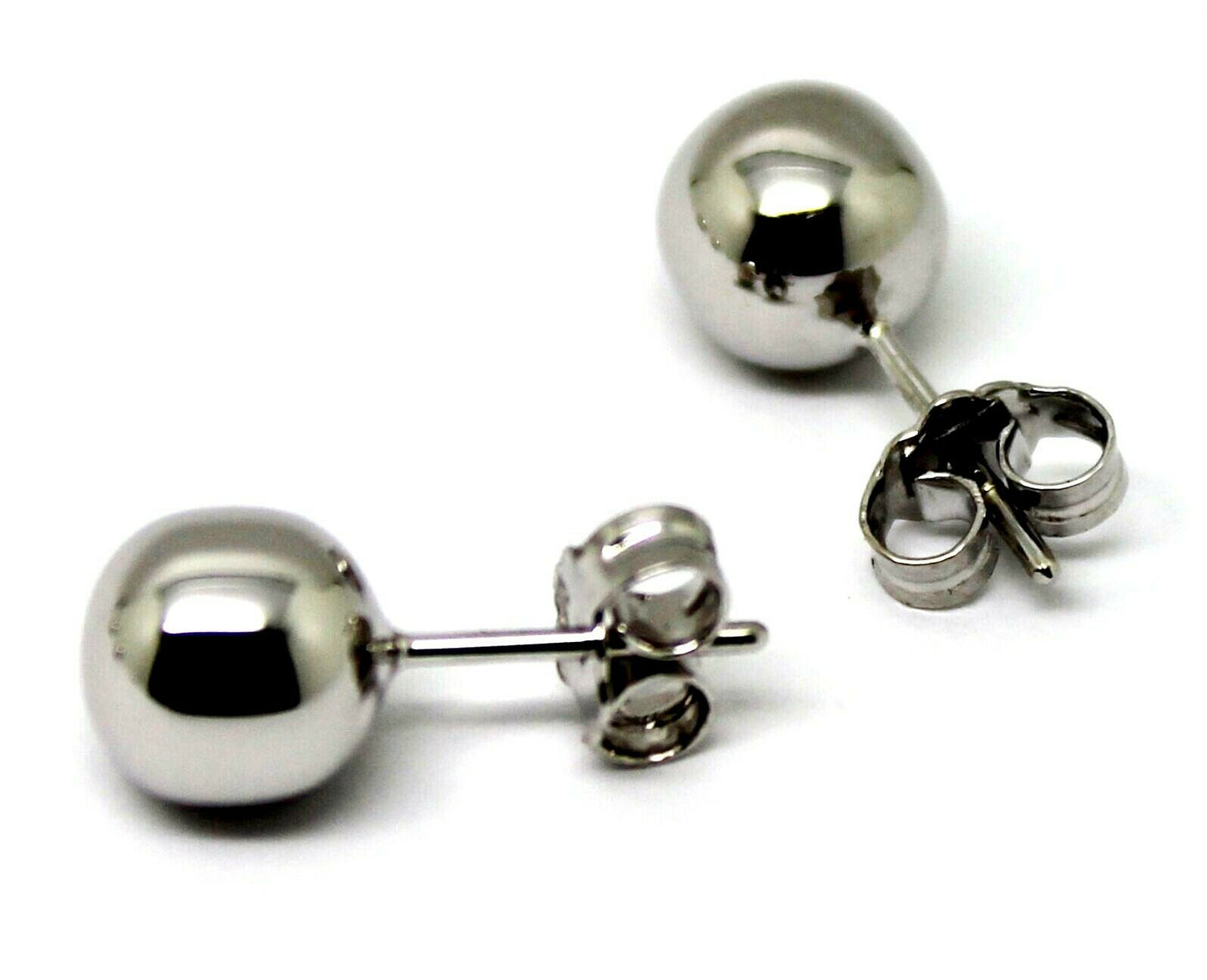 Kaedesigns New Genuine 9ct 9k Yellow, Rose or White Gold 6mm Stud Ball Earrings