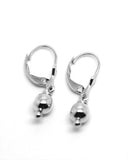 Kaedesigns New Genuine 9ct Yellow, Rose or White Gold 6mm Continental Hook Ball Earrings