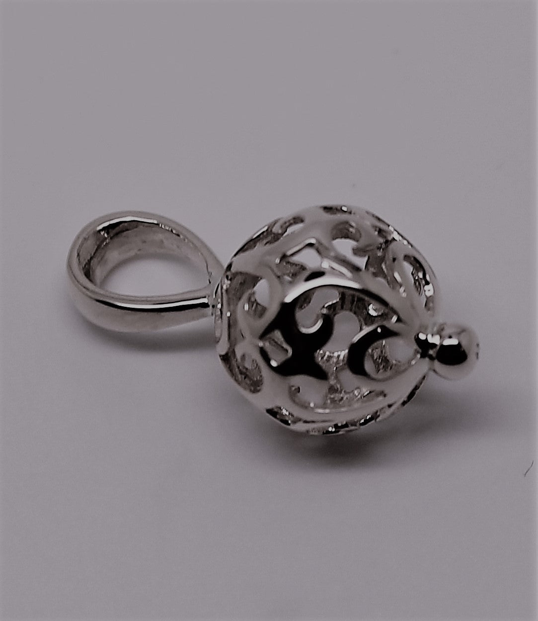 Kaedesigns New Genuine 9ct 9K Yellow, Rose & White Gold 10mm Filigree Ball Pendant