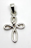 Kaedesigns New Genuine Small Sterling Silver Delicate  Celtic Cross Pendant