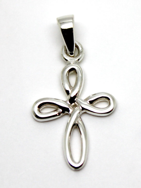 Kaedesigns New Genuine Small Sterling Silver Delicate  Celtic Cross Pendant