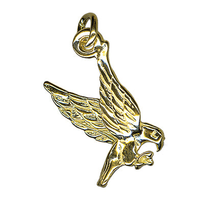 Kaedesigns New 9ct Yellow Gold Solid Eagle Pendant or Charm