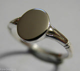 Genuine Size P 1/2  Solid Sterling Silver 925 Oval Signet Ring