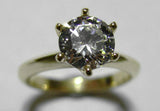 Kaedesigns, New Genuine 9ct 9kt Solid Yellow Gold / 375, Engagement Ring