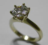 Kaedesigns, New Genuine 9ct 9kt Solid Yellow Gold / 375, Engagement Ring