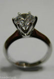 Kaedesigns, New Genuine 9ct Solid White Gold Claw Set Engagement Ring Size N