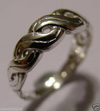 Kaedesigns Genuine Solid New Sterling Silver Fancy Celtic Swirl Ring 209