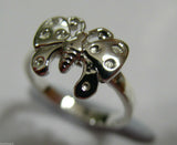Kaedesigns New Genuine Childs Genuine Sterling Silver Butterfly Ring