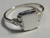Kaedesigns, New Full Genuine Solid Sterling Silver 925 Signet Ring 266A In your ring size