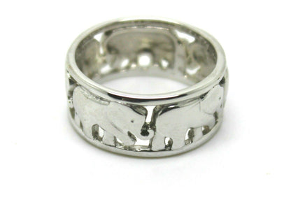 Kaedesigns, New Solid Sterling Silver 925 Wide Elephant Ring Sizes To Choose