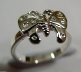 Kaedesigns New Genuine Childs Genuine Sterling Silver Butterfly Ring