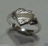 Kaedesigns, Size H New Genuine Sterling Silver 925 Heart Signet Ring 201