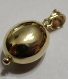 Kaedesigns New Genuine New 9ct 9kt Yellow, Rose or White Gold Oval Bubble Ball Pendant