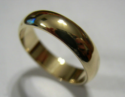 Kaedesigns Genuine Solid 9ct 9Kt Yellow, Rose or White Gold Wedding Band Ring Size X 6mm Wide