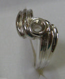 KAEDESIGNS,  SOLID STERLING SILVER RING- ring only setting & stone not included