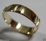 Genuine Solid His & Hers Solid 9ct 9K Yellow Gold Wedding Bands Couple Rings