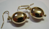 Kaedesigns New Genuine Heavy 9ct 9k Rose, Yellow, White Gold Oval Hook Earrings