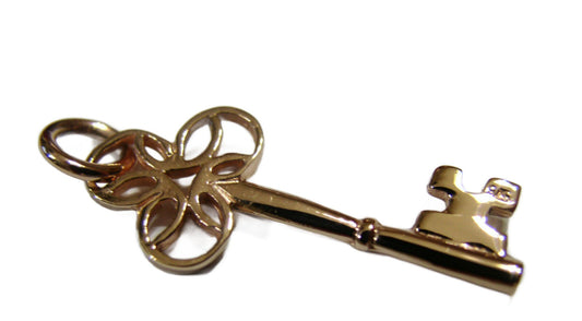 Kaedesigns 375 Genuine New 9ct Yellow, Rose or White Gold Solid 21st Or 18th Key Pendant / Charm