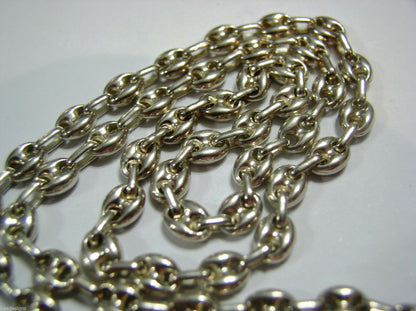Sterling Silver Heavy Necklace Chain 20.91 Grams 44cm *Free Express Post In Oz
