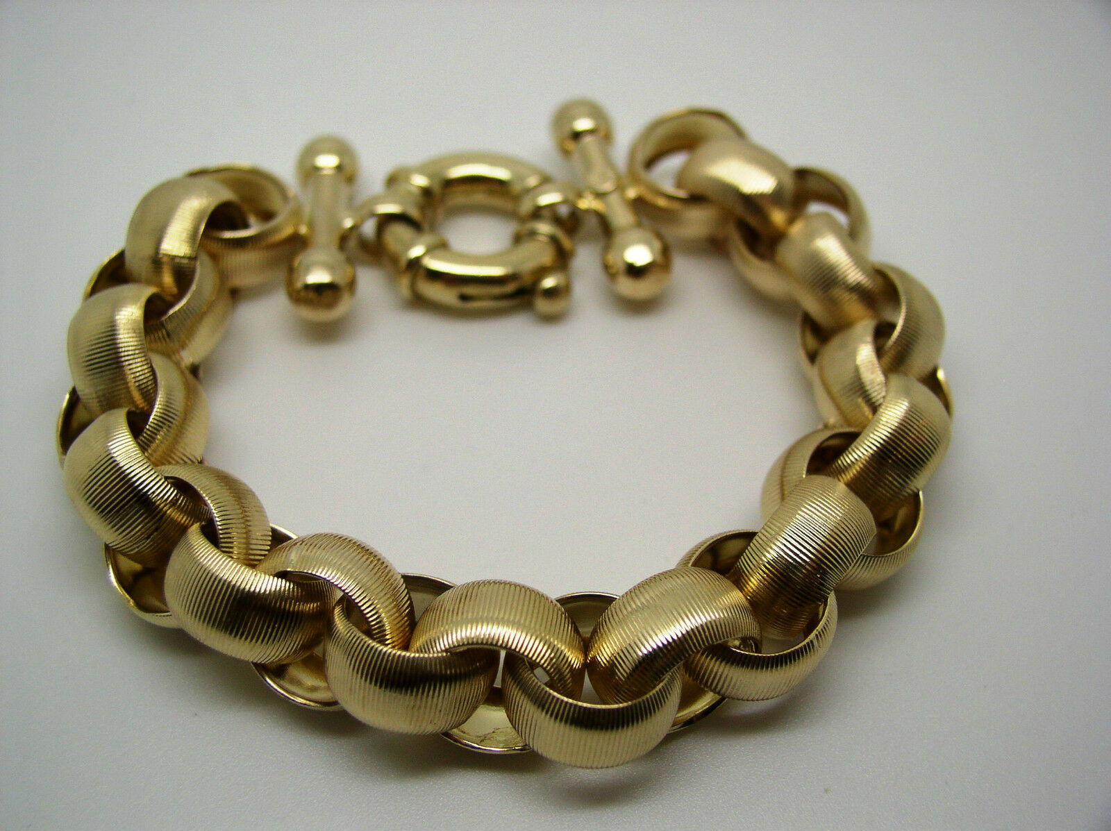 9ct Cast Belcher Bracelet - Be-Tew