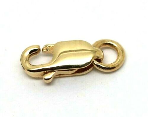 Genuine 18ct Yellow Gold Small size 7mm x 3mm Parrot Clasp