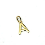 Kaedesigns, Genuine 9ct 9kt Genuine Solid Yellow, Rose or White Gold Initial Pendant A