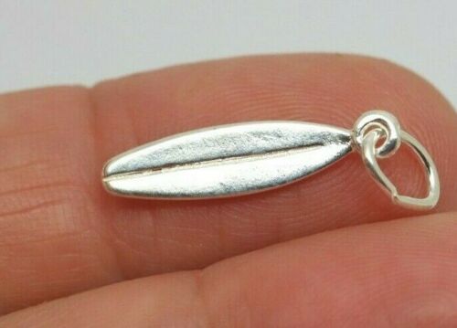 Kaedesigns New Sterling Silver Solid Surfboard Pendant / Charm