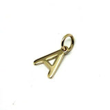 Kaedesigns, Genuine 9ct 9kt Genuine Solid Yellow, Rose or White Gold Initial Pendant A