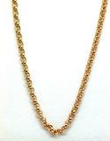 Genuine New Heavy 9ct Yellow, Rose or White Gold Belcher Chain Necklace 65cm
