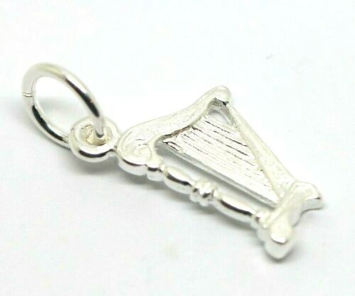 Kaedesigns New Sterling Silver 925 Lightweight Harp Pendant / Charm