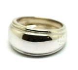 Size R Kaedesigns, 9ct 9kt Full Solid Heavy White Gold Thick Dome Ring 12mm Wide