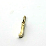 9ct  9k Genuine Solid Yellow Gold Small Initial Pendant J - Free Post In Oz