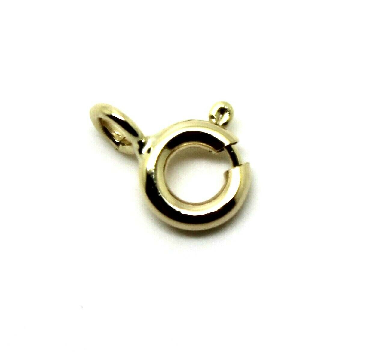 18ct or 9ct Yellow or Rose or White Gold Bolt Ring Open Clasp 4.5mm to 8mm