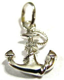 Kaedesigns, Genuine New 9ct 9kt Yellow, Rose or White Gold Solid Anchor Boat Pendant / Charm