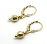 Kaedesigns New Genuine 9ct Yellow, Rose or White Gold 6mm Continental Hook Ball Earrings