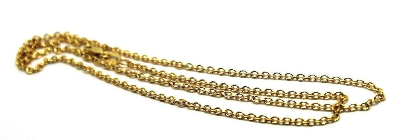 9ct Yellow Gold Belcher / Cable Chain Necklace 45cm 2.57grams