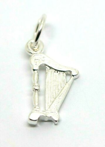 Kaedesigns New Sterling Silver 925 Lightweight Harp Pendant / Charm