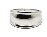 Size M, Kaedesigns, Genuine Sterling Silver 925 Thick Dome Ring 10mm Wide