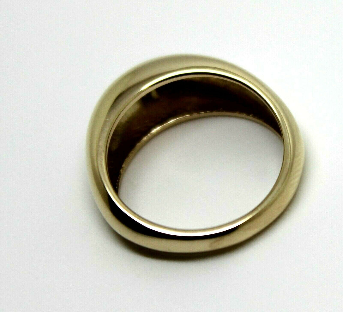 New Genuine Solid 9ct White Or Rose Or Yellow Gold High 7mm Dome Ring Your Size - Sizes R to Z